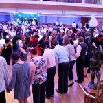 A ceili at the Titanic staircase